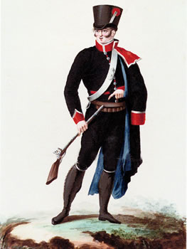 Fusilero Guardabosques 1815 (© Patrimonio Nacional)