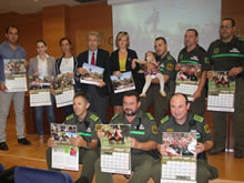 Agentes Medioambientales prestan su imagen en un calendario solidario para recaudar fondos para una niña afectada por una encefalopatía
