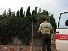 Los Agentes Forestales y Medioambientales muestran su solidaridad con los compañeros agredidos en Castellón