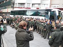 Los Agentes Medioambientales Gallegos se manifiestan ante la Consellería