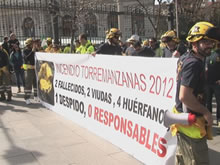 Los Bomberos Forestales reclaman el reconocimiento de la categoría profesional