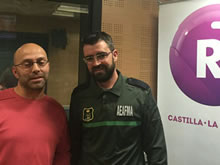 Rubén Cabrero entrevistado en la Radio de Castilla la Mancha