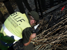 Acuden a los incendios a "golpe de claxon"