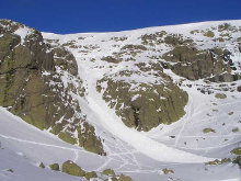 Riesgo de aludes en la Sierra de Guadarrama