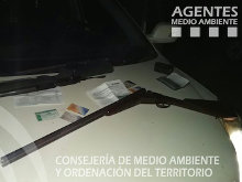 Denunciados dos cazadores furtivos en un paraje de Tahal