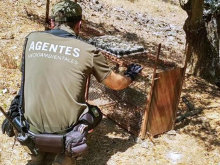 Localizan una jaula trampa sin autorización