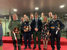 El Cuerpo de Agentes Medioambientales de Castilla-La Mancha condecorado en materia de Protección Civil