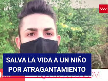 Un policía nacional fuera de servicio y un Agente Forestal salvan la vida de un niño que se atragantó con una aceituna