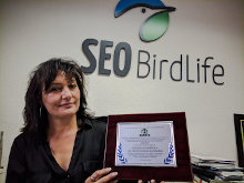 Seo BirdLife socio de honor 2021 de AMINTA