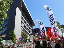 Los Agentes de Medio Ambiente se manifiestan en Granada