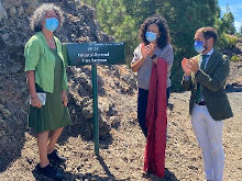 La pista forestal general ya lleva el nombre de Fran Santana
