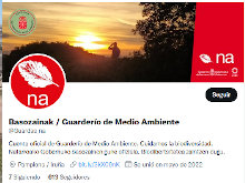 El Guarderío de Medio Ambiente de Navarra se estrena en Twitter