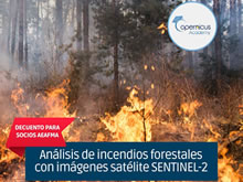 Nuevo curso disponible: Análisis de incendios forestales con imágenes satélite sentinel-2