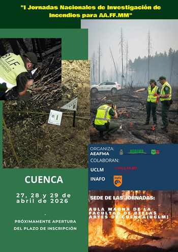 Jornadas Nacionales de Investigación de Incendios para Agentes Forestales y Medioambientales