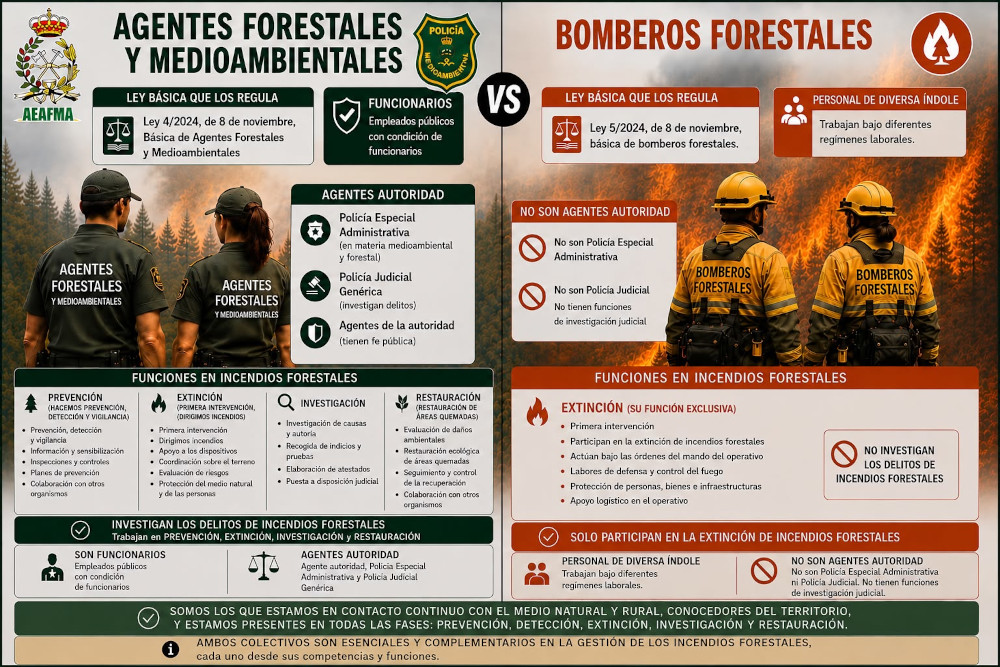 Agentes Forestales y Medioambientales: La autoridad que previene, investiga y protege nuestro patrimonio natural y el territorio los 365 días del año